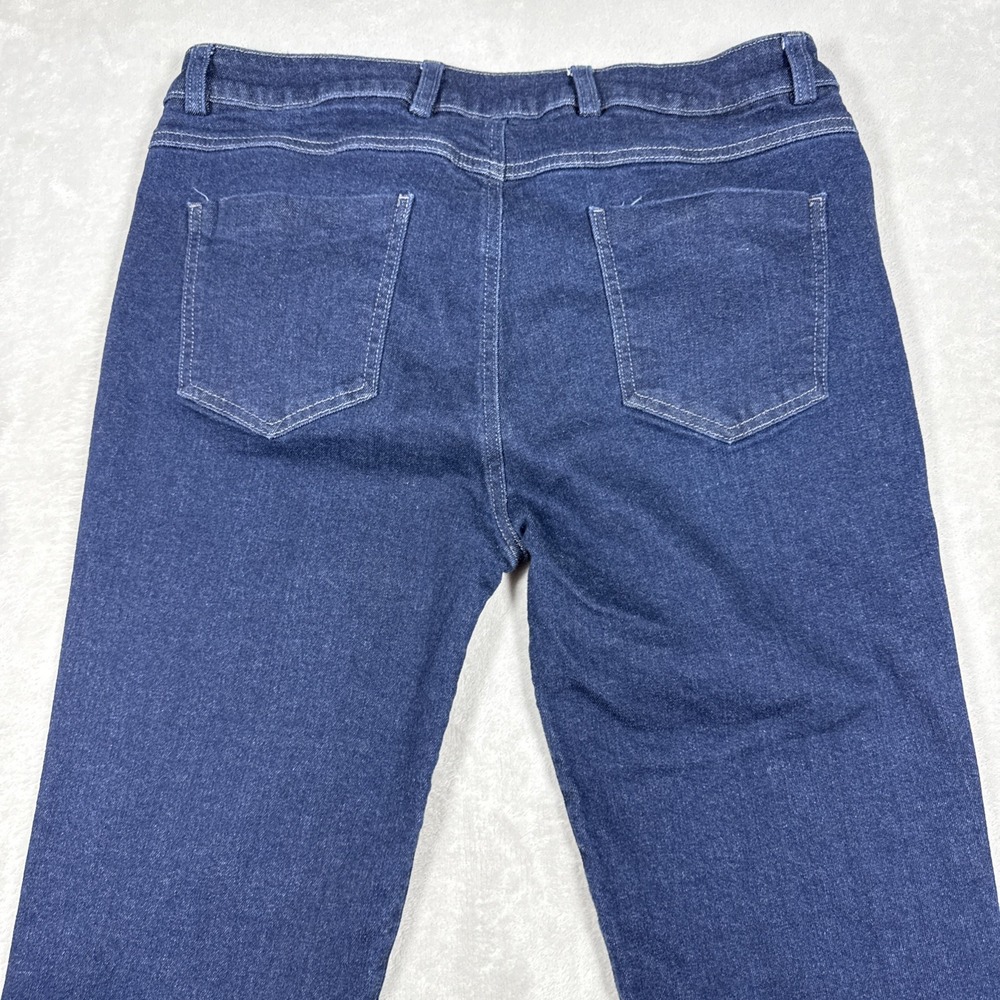 Mack Weldon Jeans Mens 36x32 (Fits 34x29) Silver Denim Indigo Selvedge Dark - Picture 3 of 12